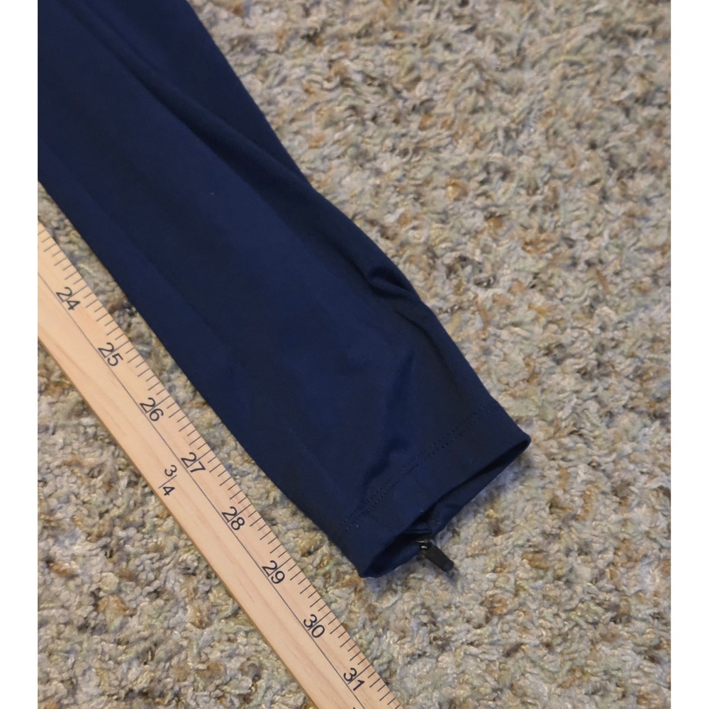 Nike Dri-Fit Running Tights Pants Mens Size Medium Blue Zip Legs - Picture 6 of 11